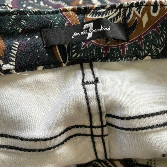 7 For All Mankind Paisley Print Pants Side 25 - Picture 12 of 13